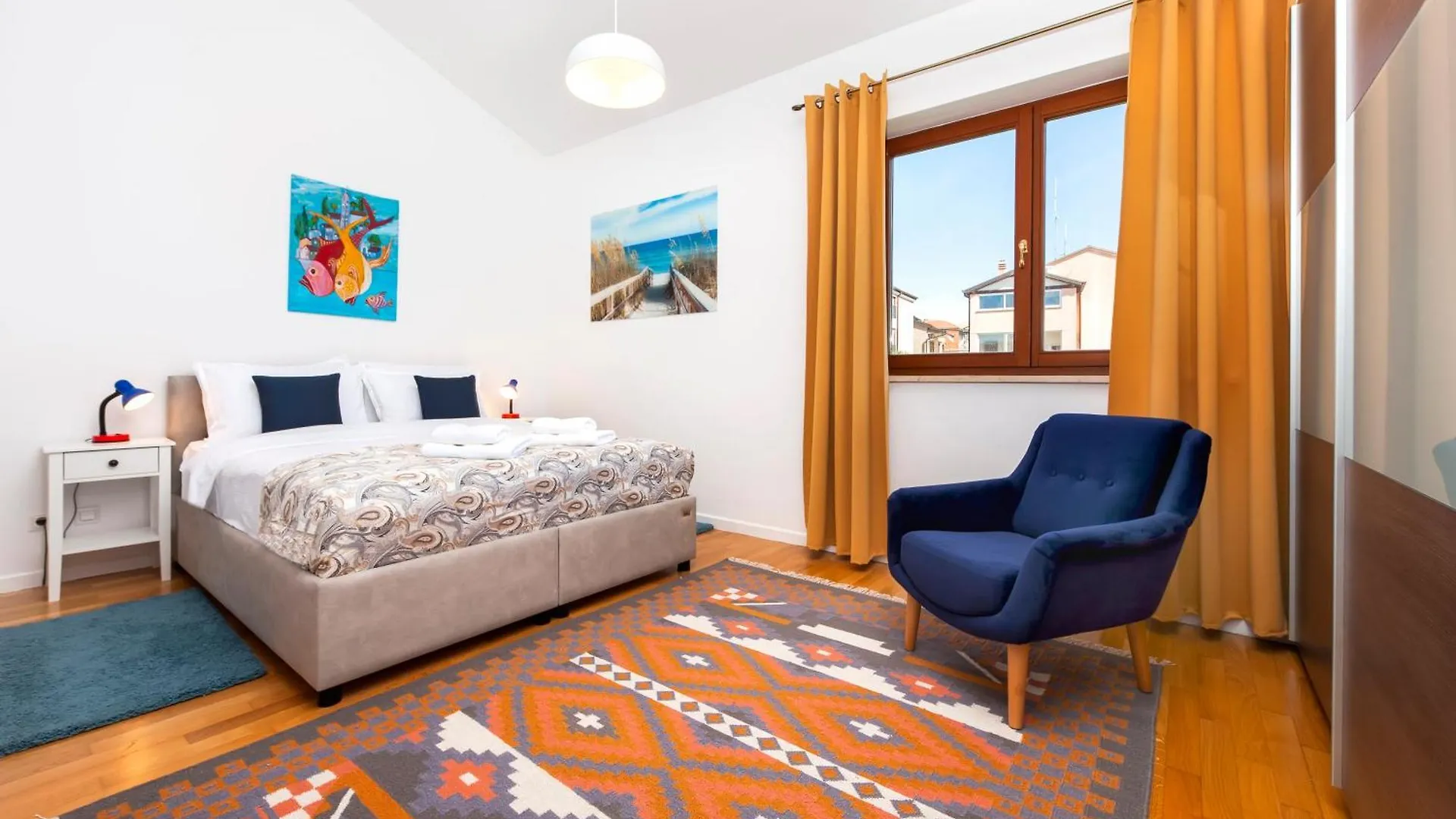 Bellevue - Two Bedroom Apartment With Terrace And Private Garage Rovinj 0*,  Hırvatistan